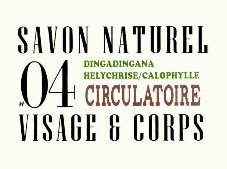 Natural Hand-Made Soap bar - Circulatory