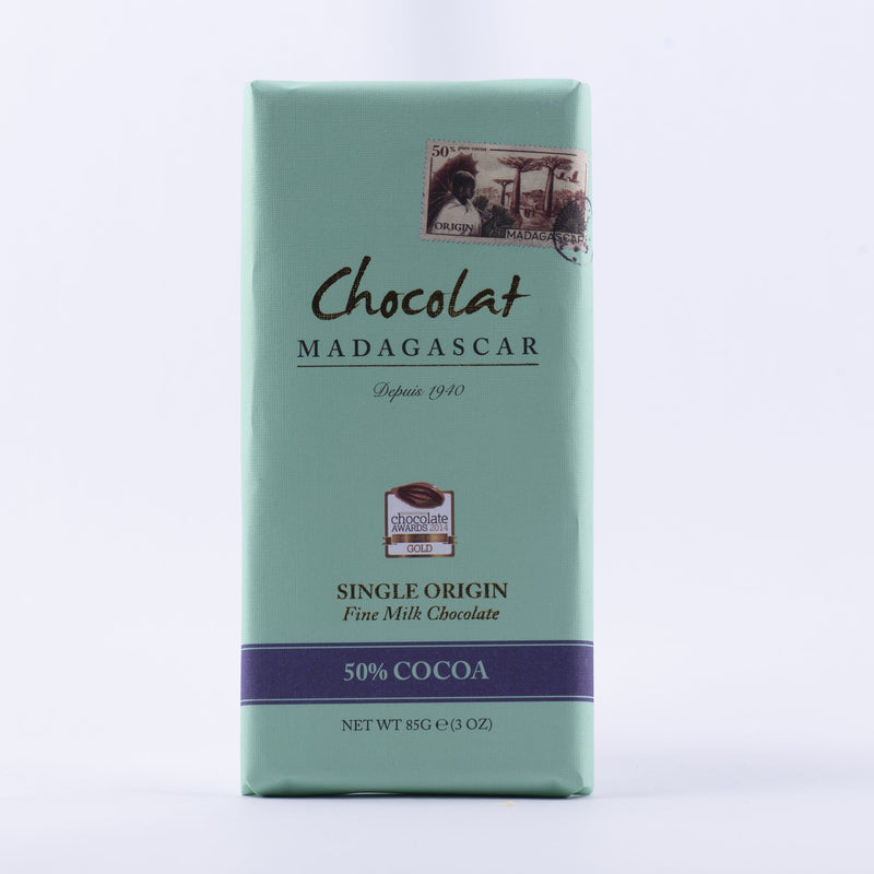 Chocolat au lait 50% cacao - 85g