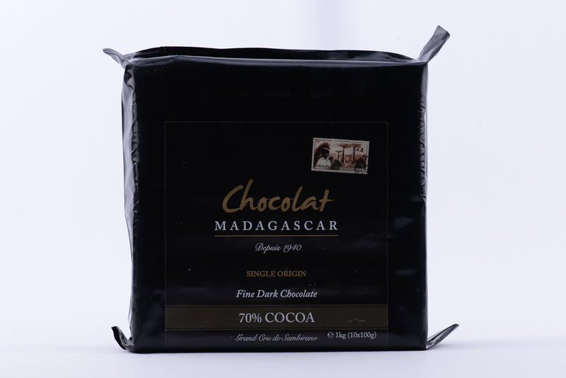 Chocolat noir de couverture 70% cacao - 1kg